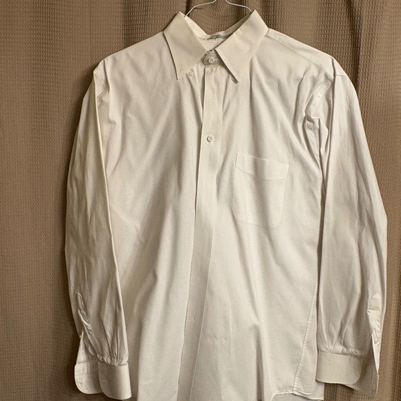 Share  Strafford Executive Pinpoint Oxford 100% Cotton White Shirt Men's 16-34 - Picture 1 of 6